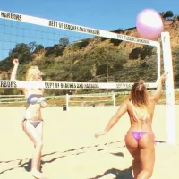 Topless beach volleyball girls romania Porno Videos