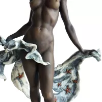 RARE! Giuseppe Armani Limited Edition Ebony 0372F Figurine Nude Woman