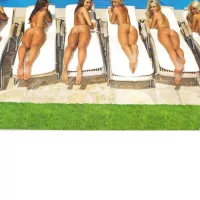 Buy Naked Girls Tanning Poster 22x34 Print at Ubuy Romania