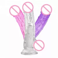 Realistische Clear Cock Transparante Real Dick Met Zuignap Kunstmatige Penis Crystal Dildo