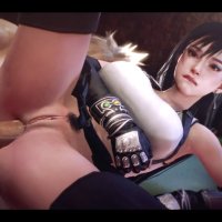 Tifa getting anal from Cloud