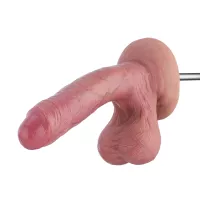 Realistische Dildo KlicLok en Zuignap 25 CM Beige