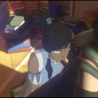 Korra sucking Futa Mantis in Fortnite