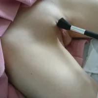 Cute young amateur girl seems gentle but loves rough BDSM