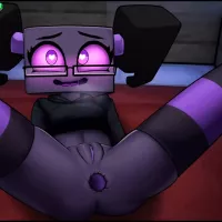 Hornycraft Minecraft Parody Hentai Game Pornplay Ep 13 Enderman Woman Puts Huge Anal Beads in Her Ass