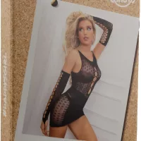 Sexy babydoll met handschoenen