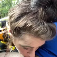 Free White crackhead sucks a cock and takes a load of cum in her throat at the end Porn Video HD