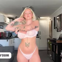 Nude Micro Bikini Try-on Haul British Teen with Huge Tits: Babe Babe Porn