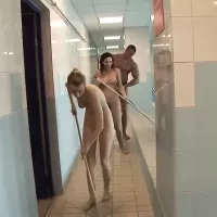 shar playing naked pool photos