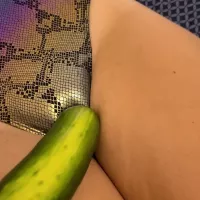 Cucumber in Pussy and Ass ft. Refillmeasyouwant by Refill Me as You Want: Bikini Food Anal Masturbation Vibrator Female Masturbation Porn