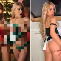 Elle Brooke shows off her bunda in sexy maid outfit as she plans more OnlyFans content with boxing babe Ebanie Bridges