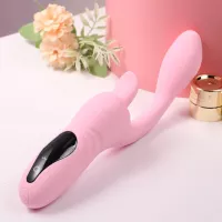 Finger Anal Dildo G Spot Vibrator Tongue Clit Stimulator
