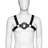 Leather Dildo Harness Chest Strap