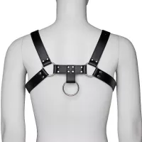 Leather Dildo Harness Chest Strap