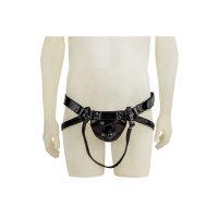 Premium Adjustable Leather Strap-On Harness