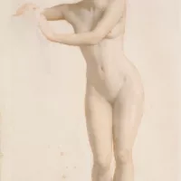 Standing female nude