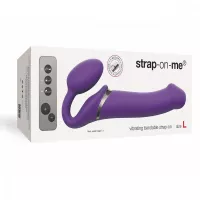Flexible Vibrating Strapless Strap On Dildo
