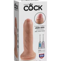 King Cock 6 Uncut Realistische Dildo Met Zuignap