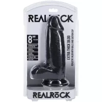 Buy Shots Real Rock Extra Thick Dildo With Balls 8 Inch