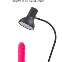 Reciprocating Saw Adapter With 6 inch Pink Glow In The Dark Vac-u-Lock
