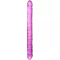 Baseks Swirly Purple Siliconen Dildo met Zuignap
