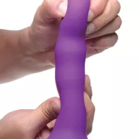 Squeezable Rippled Dildo