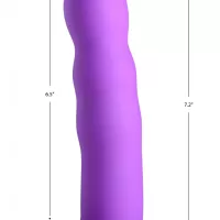 Squeezable Rippled Dildo