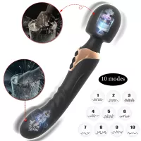 Magic Wand Vibrator Met Dildo-opzetstuk