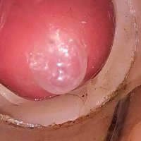 The camera in the deep pussy records a huge ejaculation of sperm into the condom