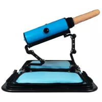 Portable Thrusting Light Blue Handbag Sex Machine Adult Toy