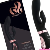 So Divine Black Magic Rabbit Vibrator