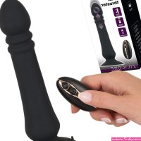 Anaal vibrator met stuwfunctie van Black Velvets