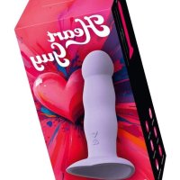 Vibrerende Dildo met Zuignap Heart Guy Paars