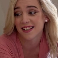 Blonde teen stepsis and her bestie shared stepbrothers huge cock in a threesome