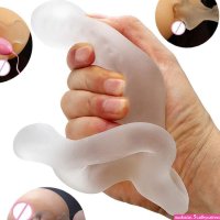 Intimate Soft Butt Plug Prostate Massager Masturbation Hollow Anal Plug Male Penis Dildo