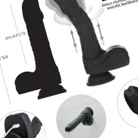 Naked Addiction 8.6in Thrusting Rotating Dildo
