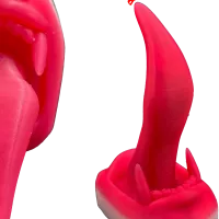 Dildo Red Vampire Licker Tongue