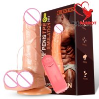Realistische penis vibrator op afstandsbediening 14CM