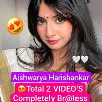 AISHWARYA HARISHANKAR Nude Paid App Exclusive Total 2 VIDEOS Completely Braless with Full Face NipPatch Teasing CamelToe ASS