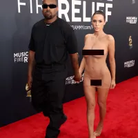 Kanye Wests wife Bianca Censori shocks Grammys red carpet with nude look