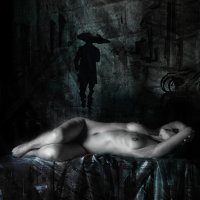 Naked Dream Digitale Kunst door Dodi Ballada