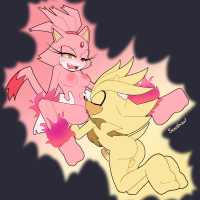 Post 5045093: BlazetheCat senshion SilvertheHedgehog SonicRush SonictheHedgehogseries
