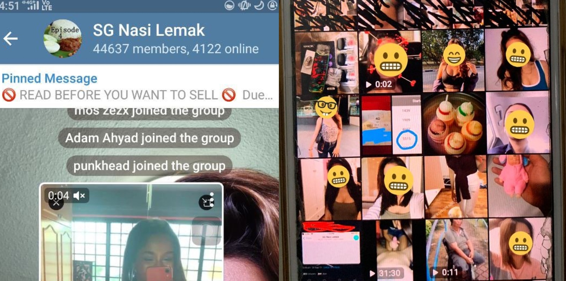 Article: Over 40000 Singaporean Telegram users have been sharing photos of nude women and underage children
