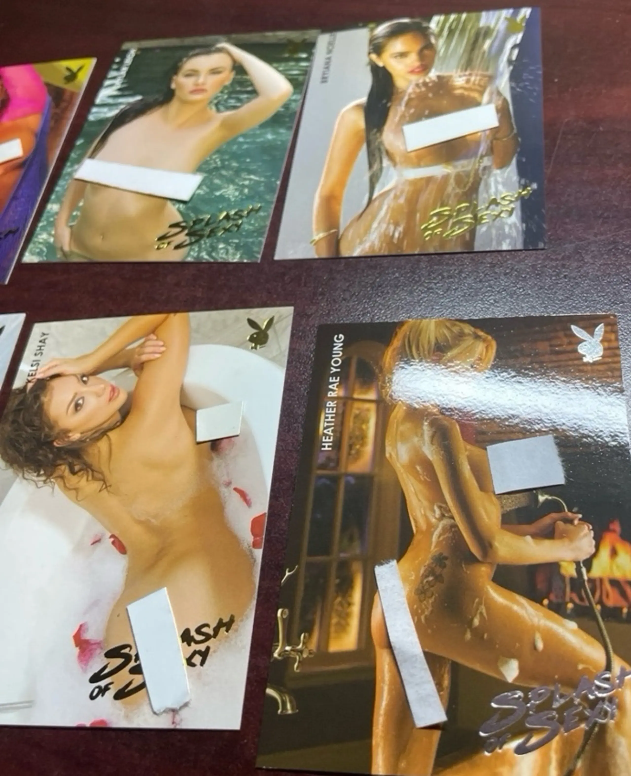 Solash of Sexy 10 card gold Playboy chase set
