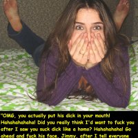 Captain Captions! on X: Oh be nice Im sure hell get anally fucked too. caption femdom sissy
