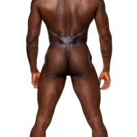 MALE POWER SNAKED SHOULDER SLING HARNESS THONG