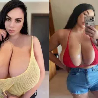 I have natural 34KK boobs