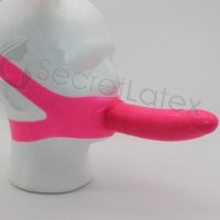 Latex Face Strap-on Dildo