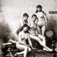 Vintage Lesbian Orgy Porn Pics Rare Nudes