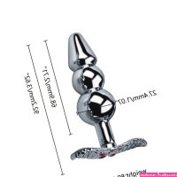 Metalen Anale Plug Anale Speelgoed Roestvrijstalen Buttplug Anale Dilator Vier Stijlen Om Uit Te Kiezen Met Bladvormige Basis Masturbatie Speelgoed En SM Sex Producten Voor KoppelsA : Amazon.nl: Gezondheid persoonlijke verzorging